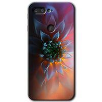 General Mobile GM 9 Pro HD Baskılı Kılıf + 9D Tam Ekran Koruyucu - Çiçek Motif
