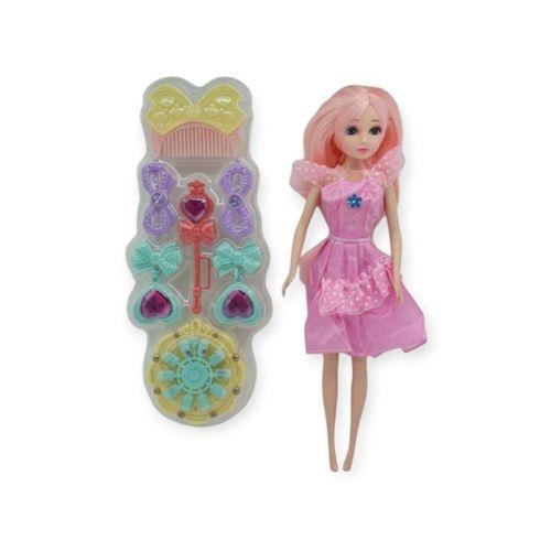 Prenses Bebek Makyaj Seti - Pembe