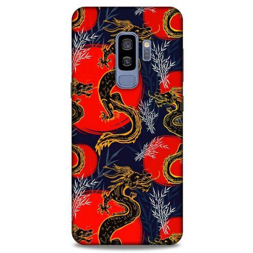 Samsung Galaxy S9 Plus Kılıf Dragons (30) Silicone Case Ejderha Cizimi