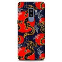Samsung Galaxy S9 Plus Kılıf Dragons (30) Silicone Case Ejderha Cizimi