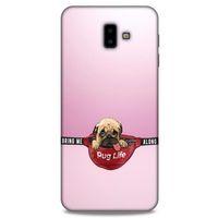 Samsung Galaxy J6 Plus Kılıf Köpek Kıyafetleri (5) Koruma Kabı Yavru Pug Çanta