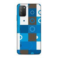Xiaomi Poco M3 Uyumlu Kılıf Insomnia (27) Tasarımlı Kılıf Mavi Beyaz