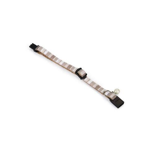 Beeztees Yavru Kedi Boyun Tasması, Zilli, Bej, 16-32cm