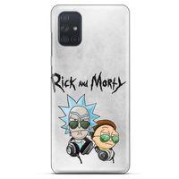 Samsung Galaxy M51 Uyumlu Kılıf Rick And Morty (4) Koruma Kılıfı Eye Patch Morty