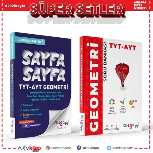 Tammat TYT AYT Geometri Sayfa Sayfa Ders İşleme ve Soru Bankası Seti 2 Kitap