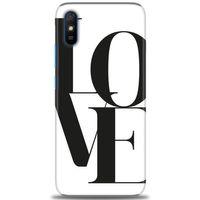 Xiaomi Redmi 9A Kılıf HD Baskılı Kılıf - Love + Tam Ekran Koruyucu
