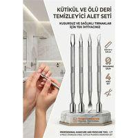 Profesyonel Çelik Kronk Seti Tırnak Temizleyici Et İtici  ve Temizleyici 723170