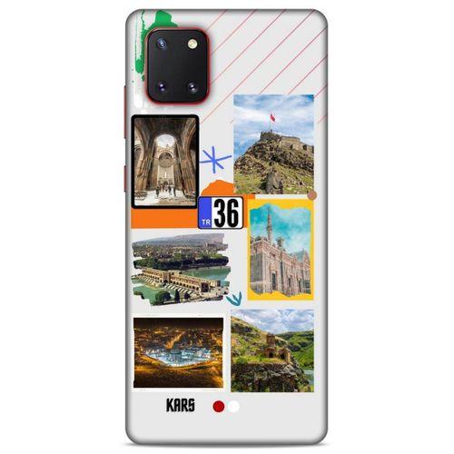 Lopard Samsung Galaxy Note 10 Lite Uyumlu Kılıf Şehirli ※ (36) Kars Glitter Kılıf