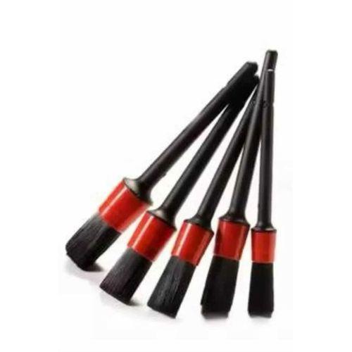 5 Adet Oto Detaylı Temizleyici Araç İçi Temizlik Fırça Seti Koltuk Döşeme Kapı Toz Alma Fırçası