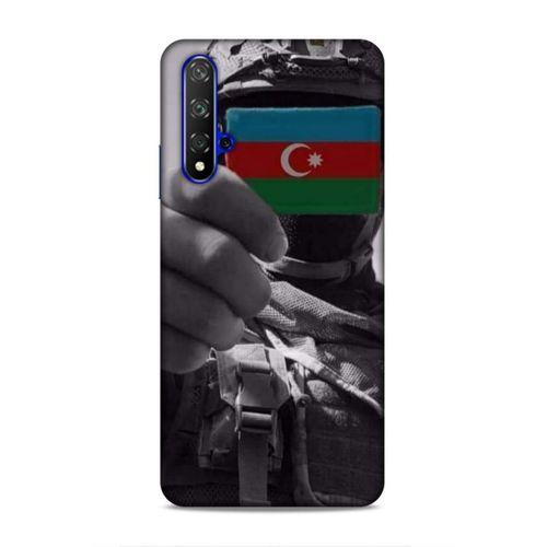 Huawei P Smart S 2020 Uyumlu Kılıf Azarbaijan (40) Fit Silikon Kılıf Asker