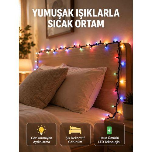 Enerji Tasarruflu Şeffaf Kablo 5 M 50 Led Dekor Işık Yeni Nesil