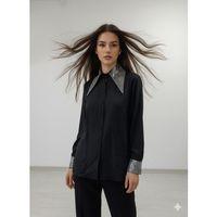 Kadın Uzun Kollu Yaka Ve Manşet Detay Gömlek