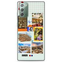Lopard Samsung Galaxy Note 20 Uyumlu Kılıf Şehirli ※ (47) Mardin Crystal Flex Kılıf