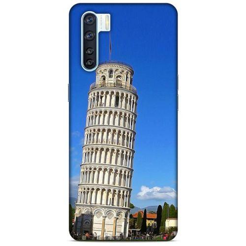 Oppo A91 Kılıf Dünya Mimarisi (21) Koruyucu Kapak Pisa Kulesi İtalya