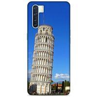 Oppo A91 Kılıf Dünya Mimarisi (21) Koruyucu Kapak Pisa Kulesi İtalya