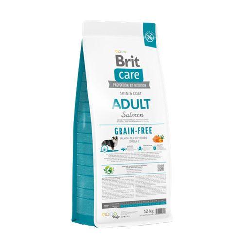 Brit Care Deri Ve Tüy Hassasiyeti Olan, Yetişkin Köpekler İçin, Tahılsız, Somonlu Kuru Mama 12 kg