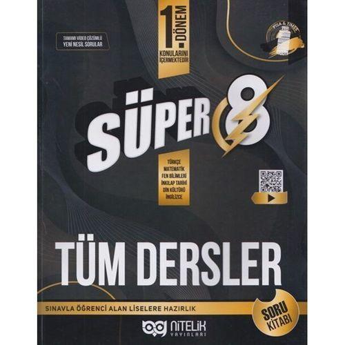 Nitelik Yayınları 8. Sınıf LGS 1. Dönem Tüm Dersler Süper Soru Kitabı