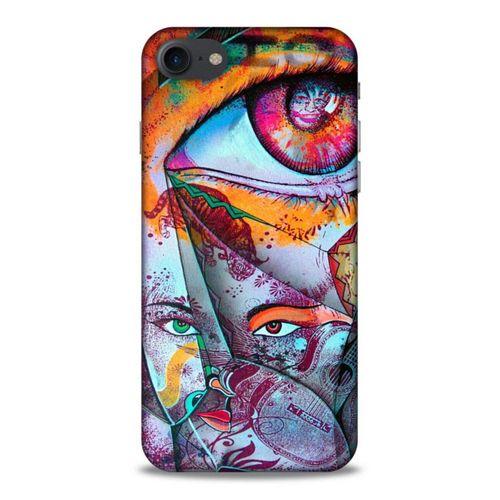 Lopard Apple Iphone 7 Uyumlu Kılıf Sürreal Yüzler ♀ (14) Lansman Kılıf Desenli