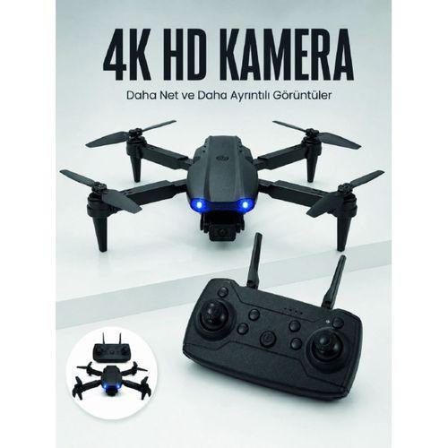 E99 Pro 4k Hd Kameralı Katlanabilir Drone App Kontrollü Uzaktan Kumandalı Mini Drone