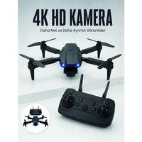 E99 Pro 4k Hd Kameralı Katlanabilir Drone App Kontrollü Uzaktan Kumandalı Mini Drone