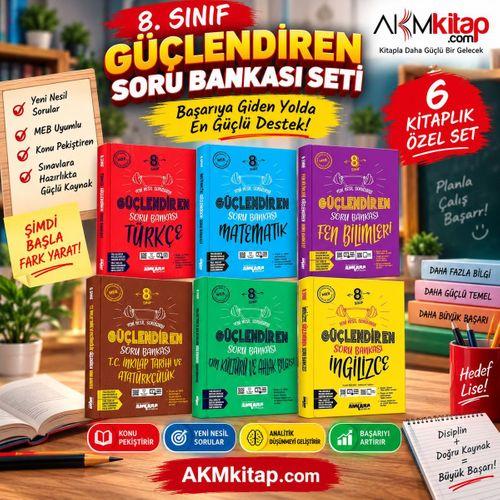 Ankara Yayıncılık 8.Sınıf Güçlendiren Soru Bankası Seti 6 Kitap