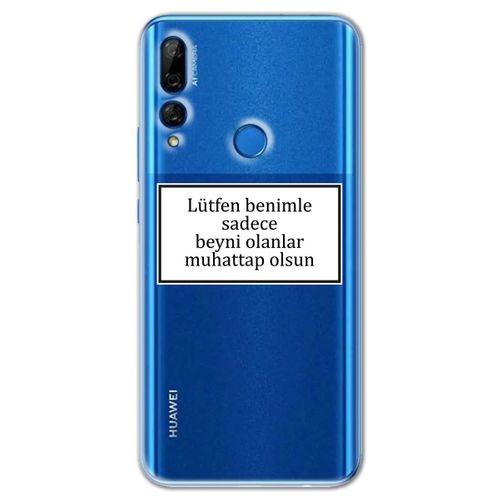 Huawei P Smart Z Kılıf HD Yazı Baskılı Silikon Arka Kapak - Yazı 14
