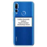 Huawei P Smart Z Kılıf HD Yazı Baskılı Silikon Arka Kapak - Yazı 14