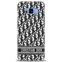 Samsung Galaxy S8 Plus Kılıf HD Baskılı Kılıf - Dior + Tam Ekran Koruyucu