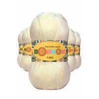 5 Adet Lüks Patik İpi Yünü Krem 98272