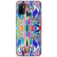 Huawei P40 Kılıf Pastel Renkler (27) Tasarımlı Kılıf Karışık Renkli