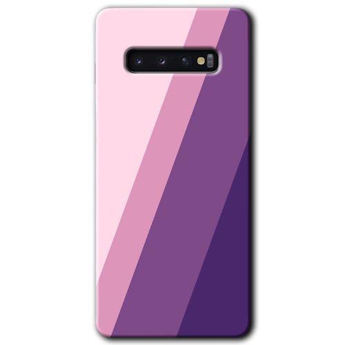 Potkal Hediye Fabrikası Samsung Galaxy S10 Kılıf HD Desen Baskılı Arka Kapak - Oblique