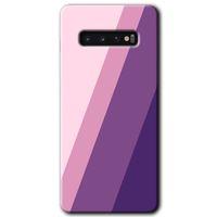 Potkal Hediye Fabrikası Samsung Galaxy S10 Kılıf HD Desen Baskılı Arka Kapak - Oblique