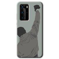 MRCİLETİSİM Huawei P40 Pro Kılıf HD Desen Baskılı Arka Kapak + Temperli Cam - Artwork Wide