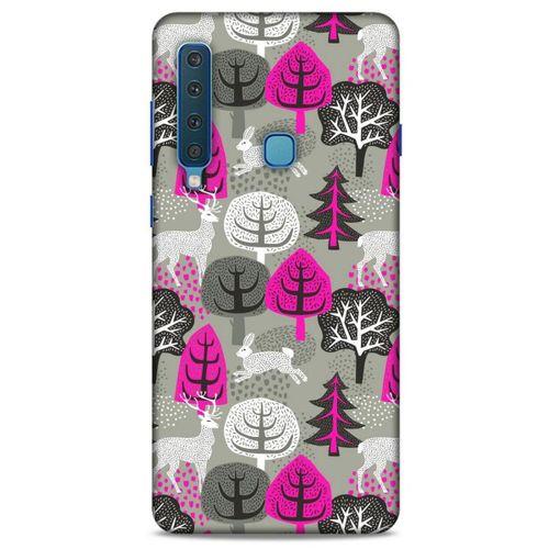 Samsung Galaxy A9 2018 Kılıf Snowix (31) TPU Kılıf Fuşya Gri