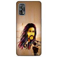 Retro (31) Desen TPU Kılıf Renkli Oppo Realme 7 Pro Kılıf