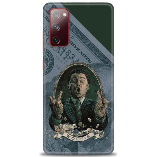 Samsung Galaxy S20 FE Kılıf HD Baskılı Kılıf - Dolar + Tam Ekran Koruyucu