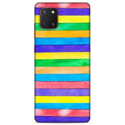 Lopard Samsung Galaxy Note 10 Lite Uyumlu Kılıf Wood'X (22) Tam Koruma Kılıfı Desenli