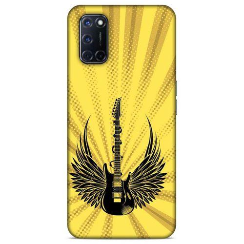Lopard Oppo A92 Uyumlu Kılıf Tattoo's (41) Tank Kılıf Gitar Dövmesi