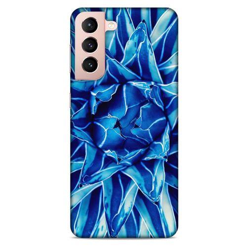 Lopard Samsung Galaxy S21 Uyumlu Kılıf Bahar (13) Silikon Kap Açık Mavi