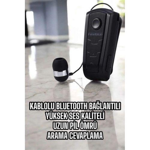 Makaralı Bluetooth Kulaklık Çağrı Cevaplama Kablolu Uzun Pil Ömrü