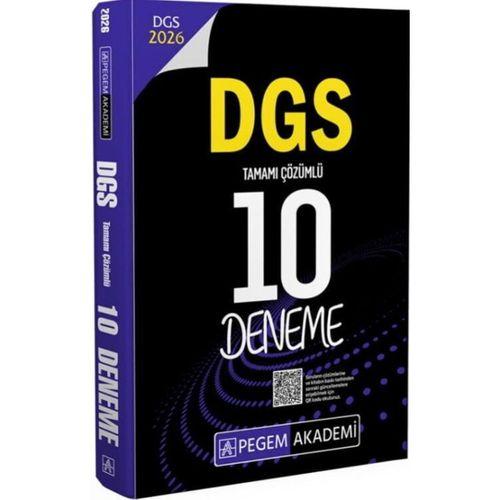 2026 DGS Tamamı Çözümlü 10 Deneme Pegem Yayınları