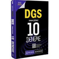 2026 DGS Tamamı Çözümlü 10 Deneme Pegem Yayınları