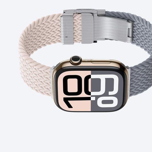 Apple Watch 10 46mm Amazingthing Glamour Blend Hasır Kordon