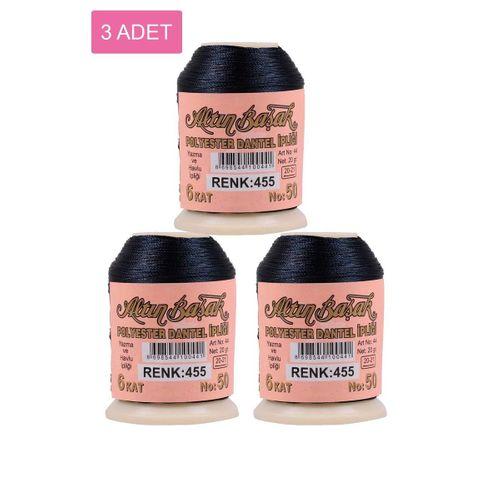 3 Adet Altınbaşak Oya ve Dantel İpi 20 gr - Royaleks - No: 455