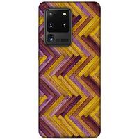 Lopard Samsung Galaxy S20 Ultra Uyumlu Kılıf Wood'X (35) Fit Design Kılıf Baskılı