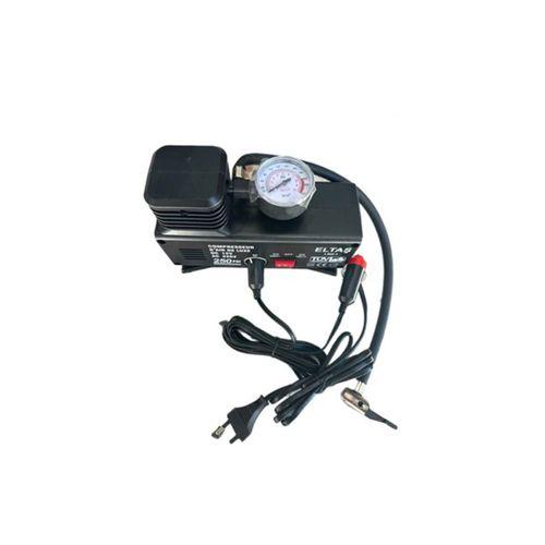 220 Volt-12 Volt 250 Psi Psi Kompresör Lastik Hava Şişirme Oto Pompası Fişli Çakmaklıklı