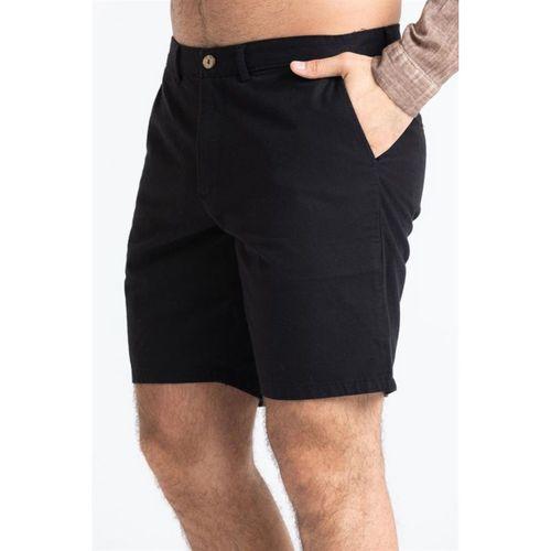 Ege Gabardin Erkek Şort Siyah Syh