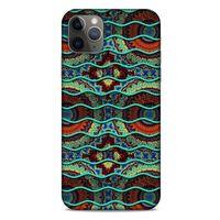 Apple Iphone 11 Pro Max Kılıf Baskılı Özel Seri Taşlı (38) Neo Hybrid Kılıf