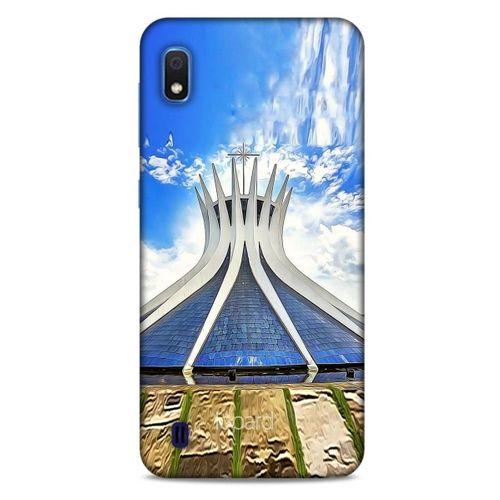 Samsung Galaxy A10 Kılıf Dünya Mimarisi (16) Kalın Kılıf Brasilia Katedrali