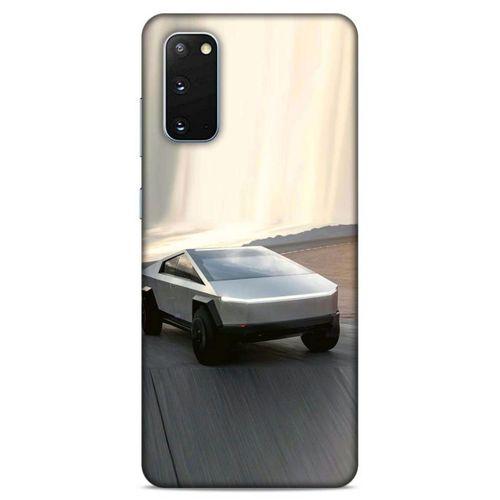 Lopard Samsung Galaxy S20 Uyumlu Kılıf PickUpX (17) Tasarım Kılıf Gümüş Gri